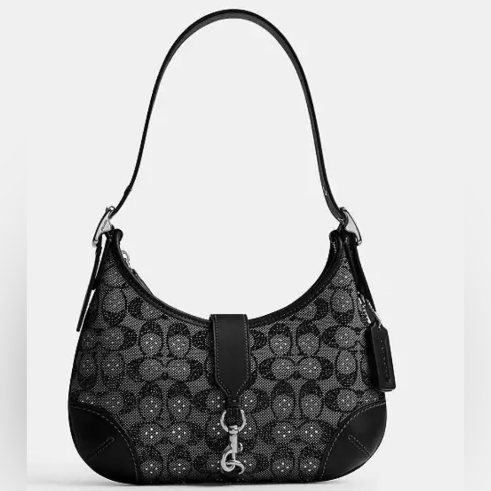 Hamptons Hobo Bag
In Crystal Signature Jacquard